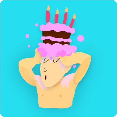 Cake-scented shampoo exists.  And I've used it.